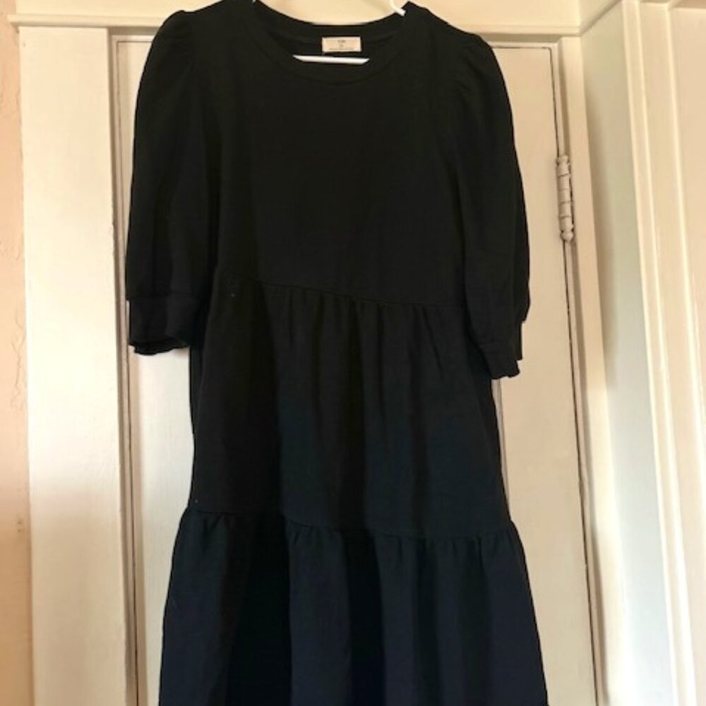 Anthropologie Tiered Sweatshirt Dress, size L